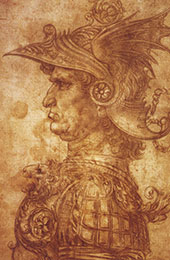 Античный воин, Леонардо да Винчи